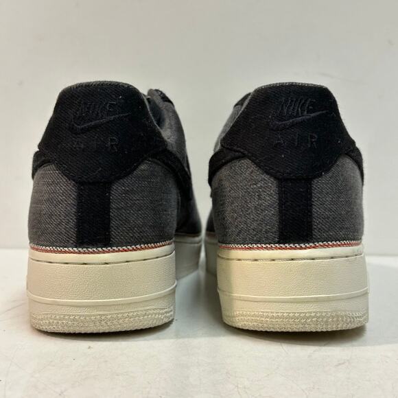 EXCELLENT Nike 3x1 x Air Force 1 "Black Denim" Selvedge Basketball Streetwear 11 - Picture 6 of 11